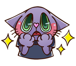 Murasaki Neco 02 sticker #12256046