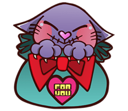 Murasaki Neco 02 sticker #12256050