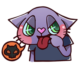 Murasaki Neco 02 sticker #12256055