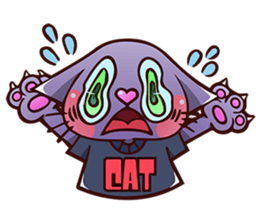 Murasaki Neco 02 sticker #12256057