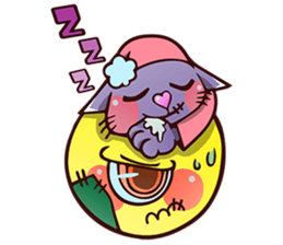 Murasaki Neco 02 sticker #12256061