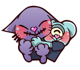 Murasaki Neco 02 sticker #12256078