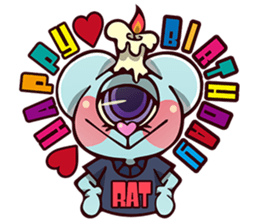 Murasaki Neco 02 sticker #12256079