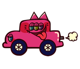 Murasaki Neco 02 sticker #12256083