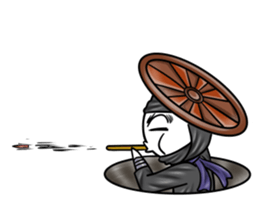 SHINOBI ~round face~ sticker #12256101