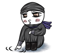 SHINOBI ~round face~ sticker #12256113