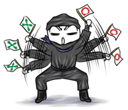 SHINOBI ~round face~ sticker #12256116