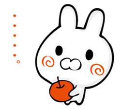 A rabbit murmurs. sticker #12256226