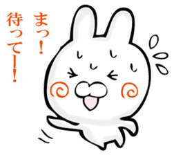 A rabbit murmurs. sticker #12256235