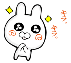 A rabbit murmurs. sticker #12256240