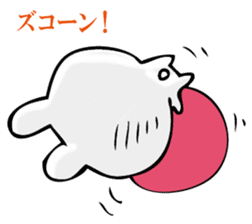 A rabbit murmurs. sticker #12256245