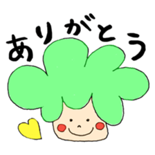 Afro-kun and puppy! sticker #12256706