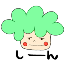 Afro-kun and puppy! sticker #12256723