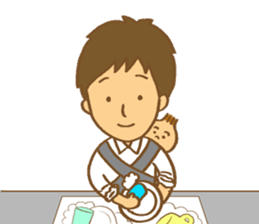 Lazy housewife's daily sticker #12256763
