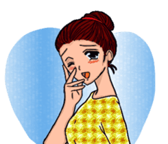 Suppliers love with her good sisters! sticker #12257008