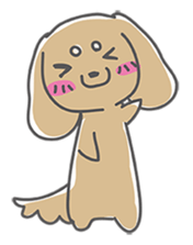 Darling Dachshund sticker #12257086