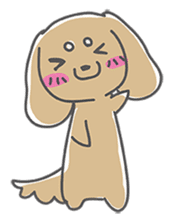 Darling Dachshund sticker #12257086