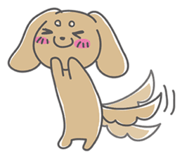 Darling Dachshund sticker #12257087