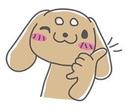 Darling Dachshund sticker #12257092