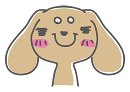 Darling Dachshund sticker #12257093