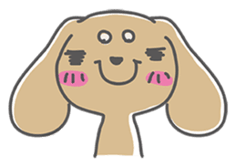 Darling Dachshund sticker #12257093