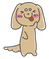 Darling Dachshund sticker #12257095