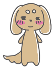 Darling Dachshund sticker #12257101