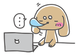 Darling Dachshund sticker #12257118