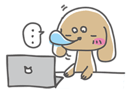 Darling Dachshund sticker #12257118