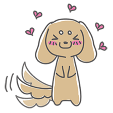 Darling Dachshund sticker #12257124