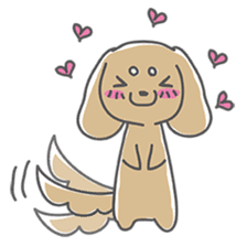 Darling Dachshund sticker #12257124