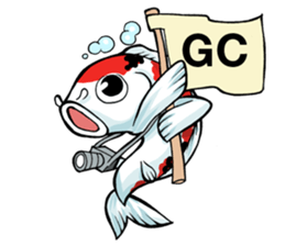 Discovery Koi sticker #12257490