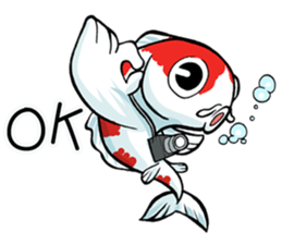 Discovery Koi sticker #12257498