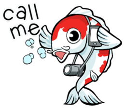 Discovery Koi sticker #12257506