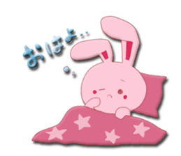 Sticker of gentle rabbit sticker #12257530