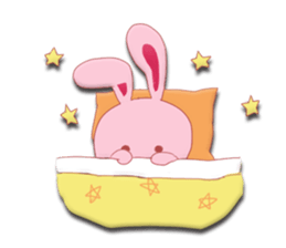 Sticker of gentle rabbit sticker #12257540