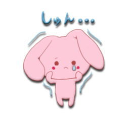 Sticker of gentle rabbit sticker #12257548
