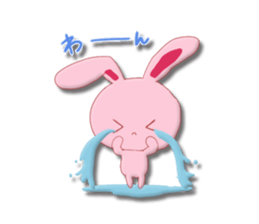 Sticker of gentle rabbit sticker #12257555