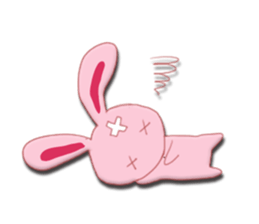 Sticker of gentle rabbit sticker #12257560