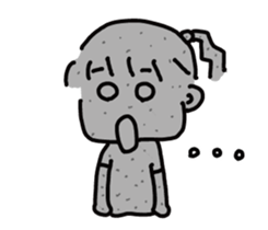 A-chu talking and drawing. sticker #12257732