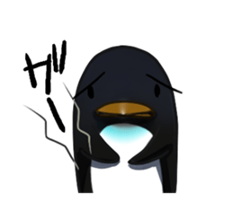 Daily life of penguins sticker #12258711