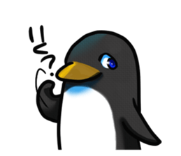 Daily life of penguins sticker #12258717