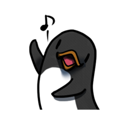 Daily life of penguins sticker #12258720