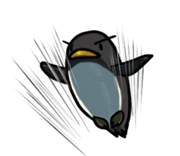Daily life of penguins sticker #12258721