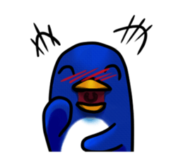 Daily life of penguins sticker #12258726