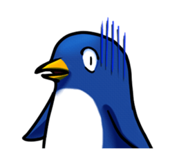 Daily life of penguins sticker #12258727