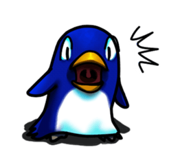 Daily life of penguins sticker #12258729