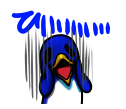 Daily life of penguins sticker #12258737