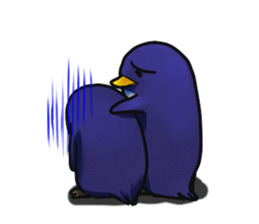 Daily life of penguins sticker #12258743