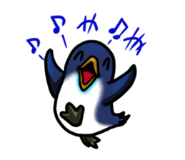 Daily life of penguins sticker #12258745